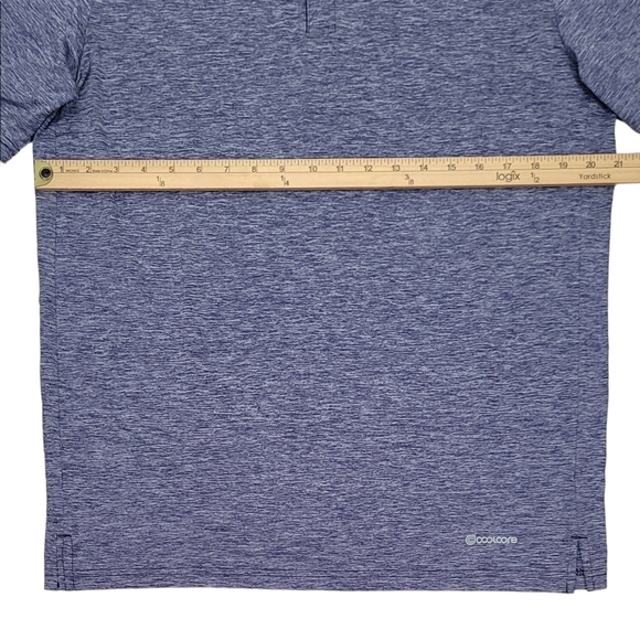 HOLLOWAY Polo Shirt Mens Sz M, Blue Dry-Excel Collared Short Sleeve Golf Outdoor - Picture 11 of 16